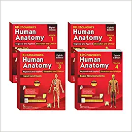 BD Chaurasia Human Anatomy PDF, 8th edition [All Volumes]