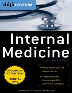 Deja Review Internal Medicine PDF 2nd Editio
