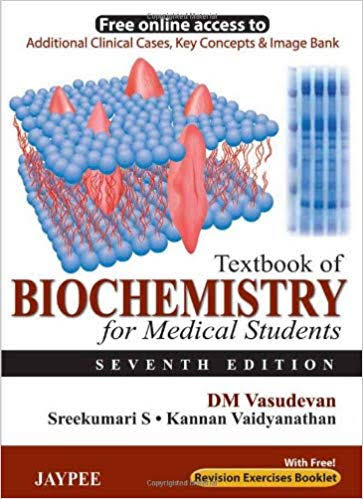 DM Vasudevan Biochemistry PDF FREE Download [Direct Link